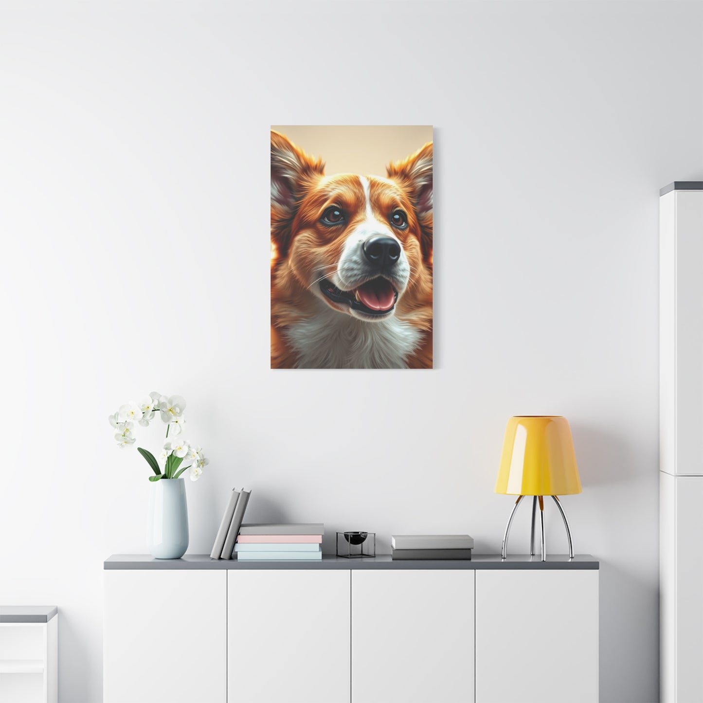 Corgi Dog Art Canvas Art 3 Wall Art & Canvas Print