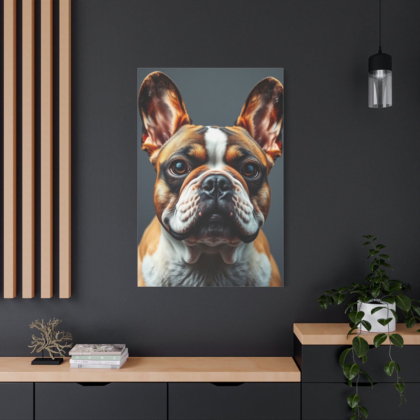 Vision French Bulldog Art Art Wall Art & Canvas Print