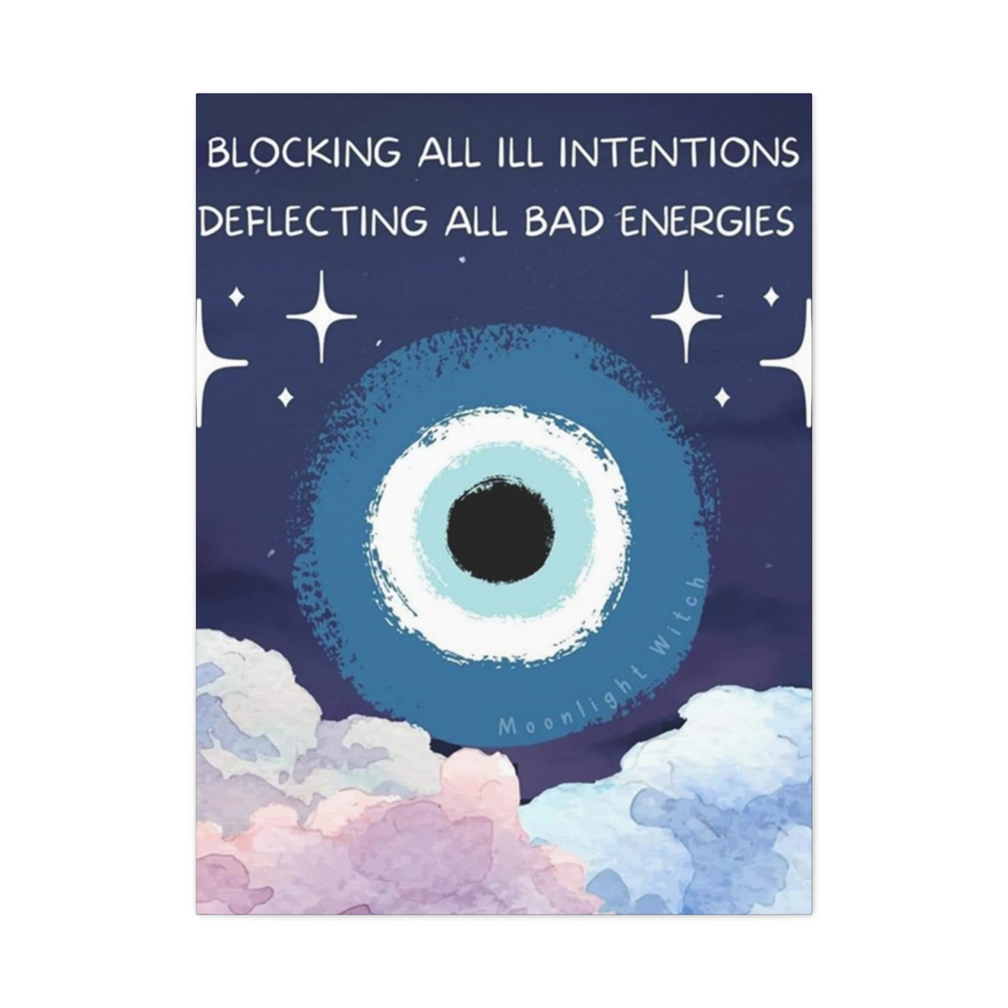 Blocking All Bad Vibes Poster Wall Art & Canvas Prints