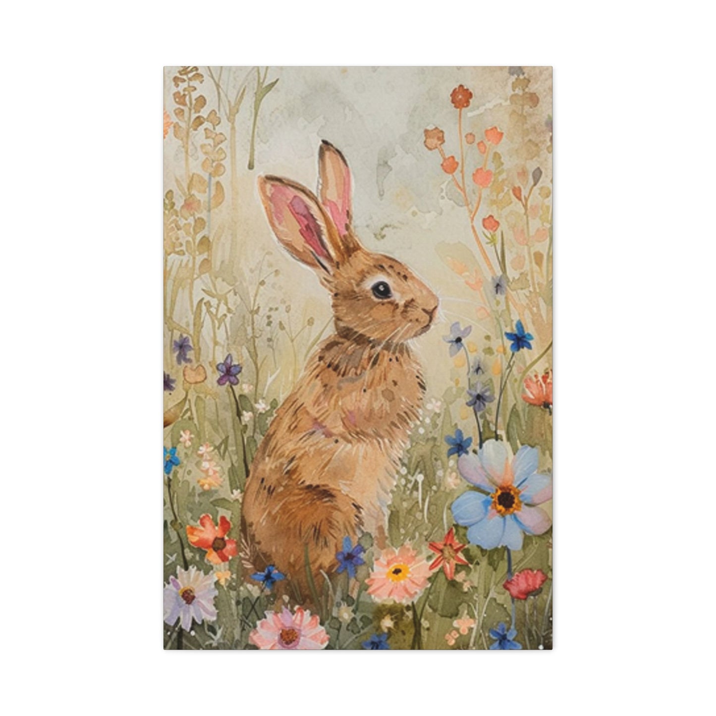 Flora, Fauna & Rabbit Painting Wall Art & Canvas Prints