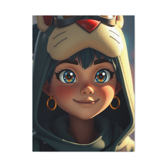 Graceful Doodle Artistry Wall Art & Canvas Print