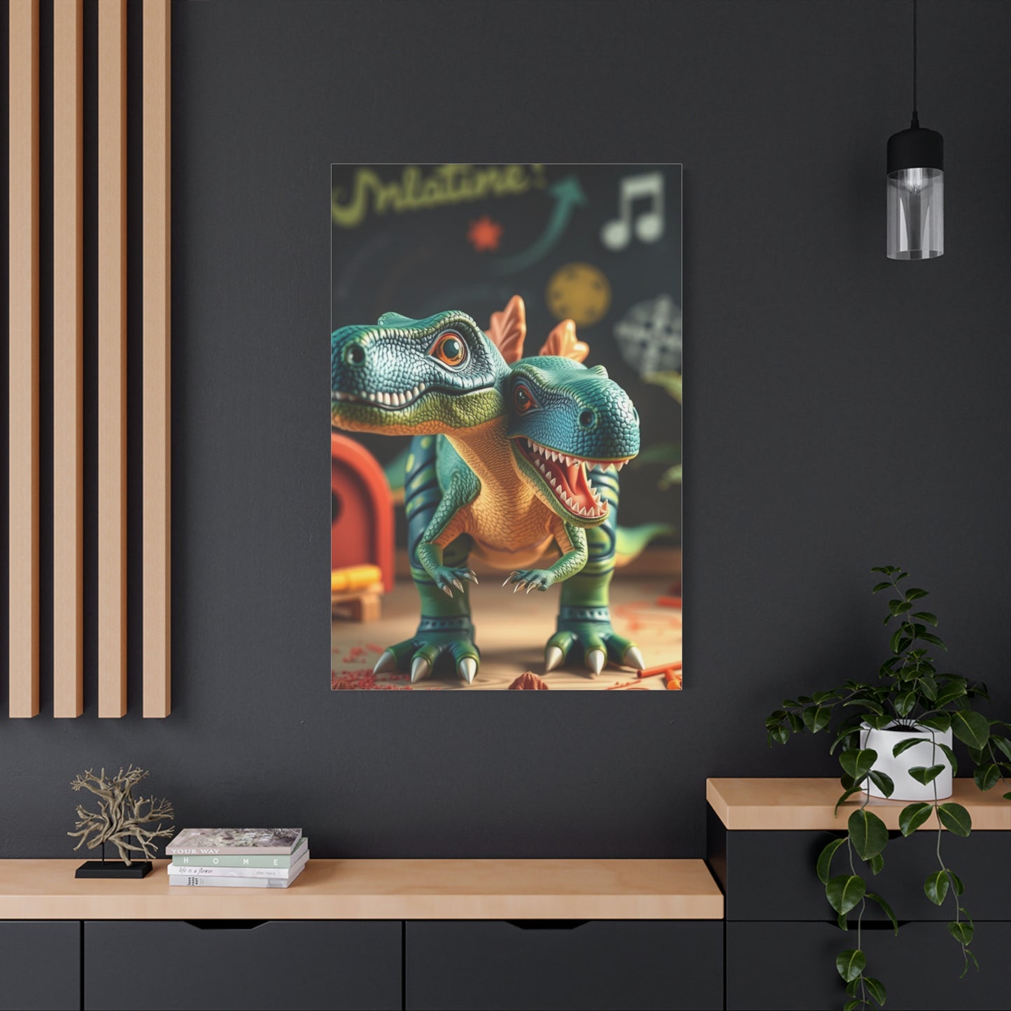 Vision Kid’s Dinosaur Art Art Wall Art & Canvas Print