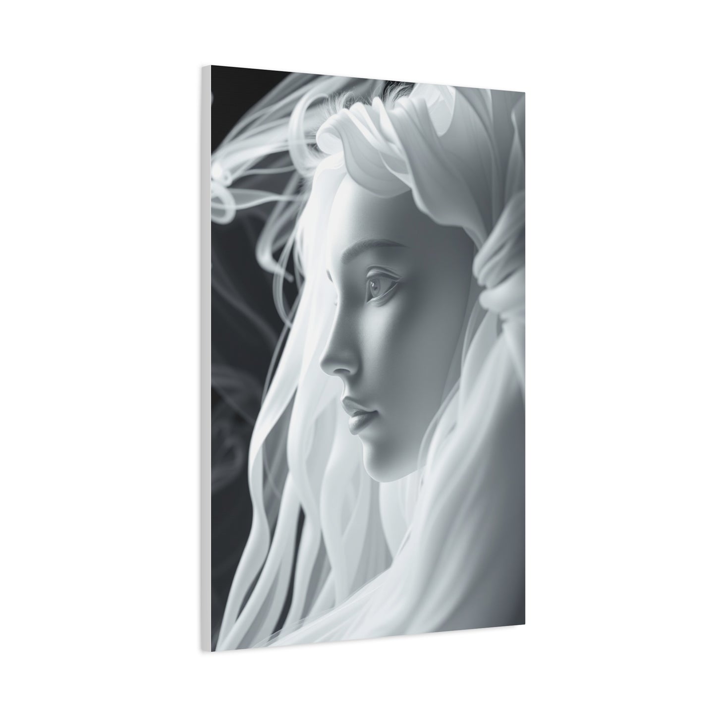 Gray & White Art Canvas Art 1 Wall Art & Canvas Print