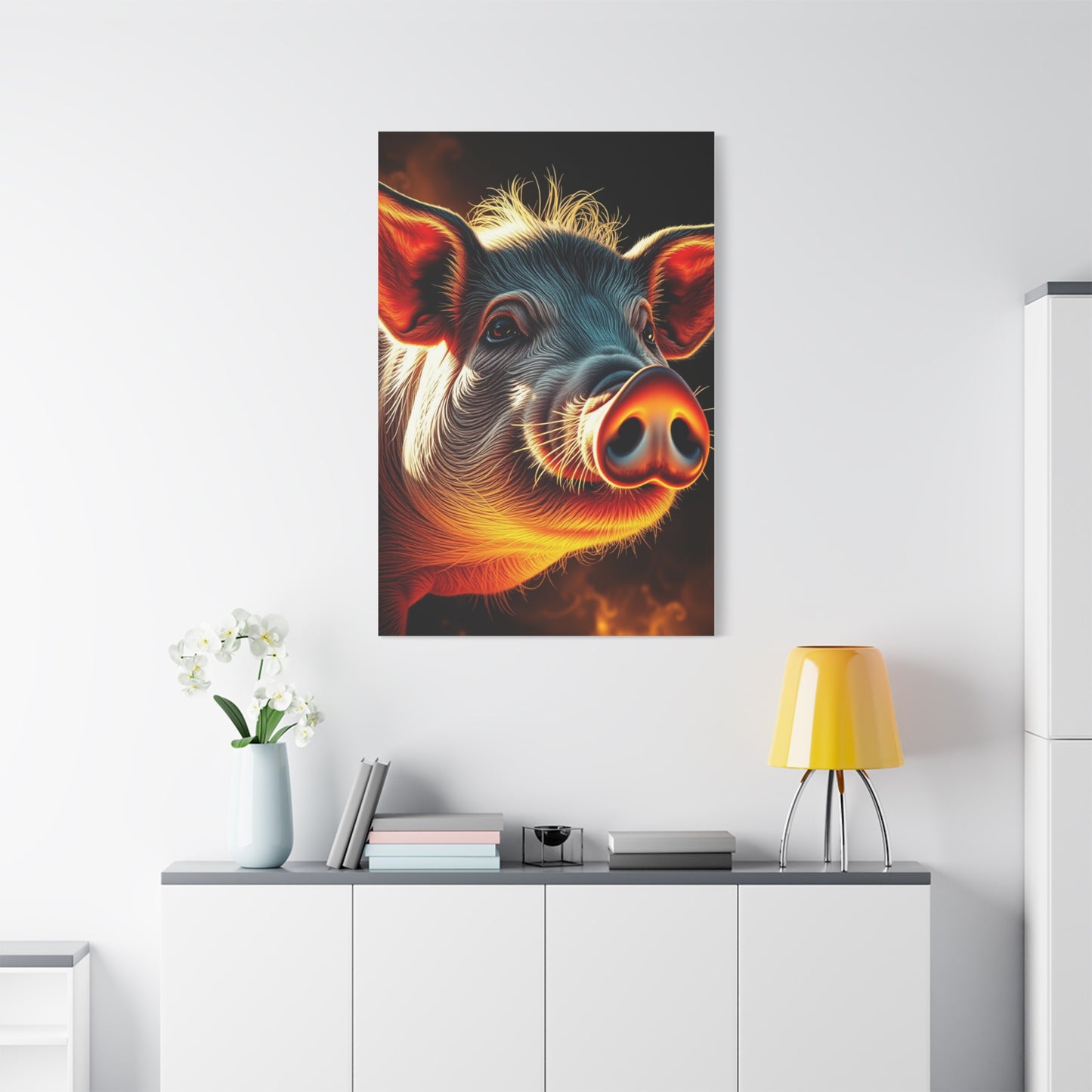 Pig Art Canvas Art 5 Wall Art & Canvas Print