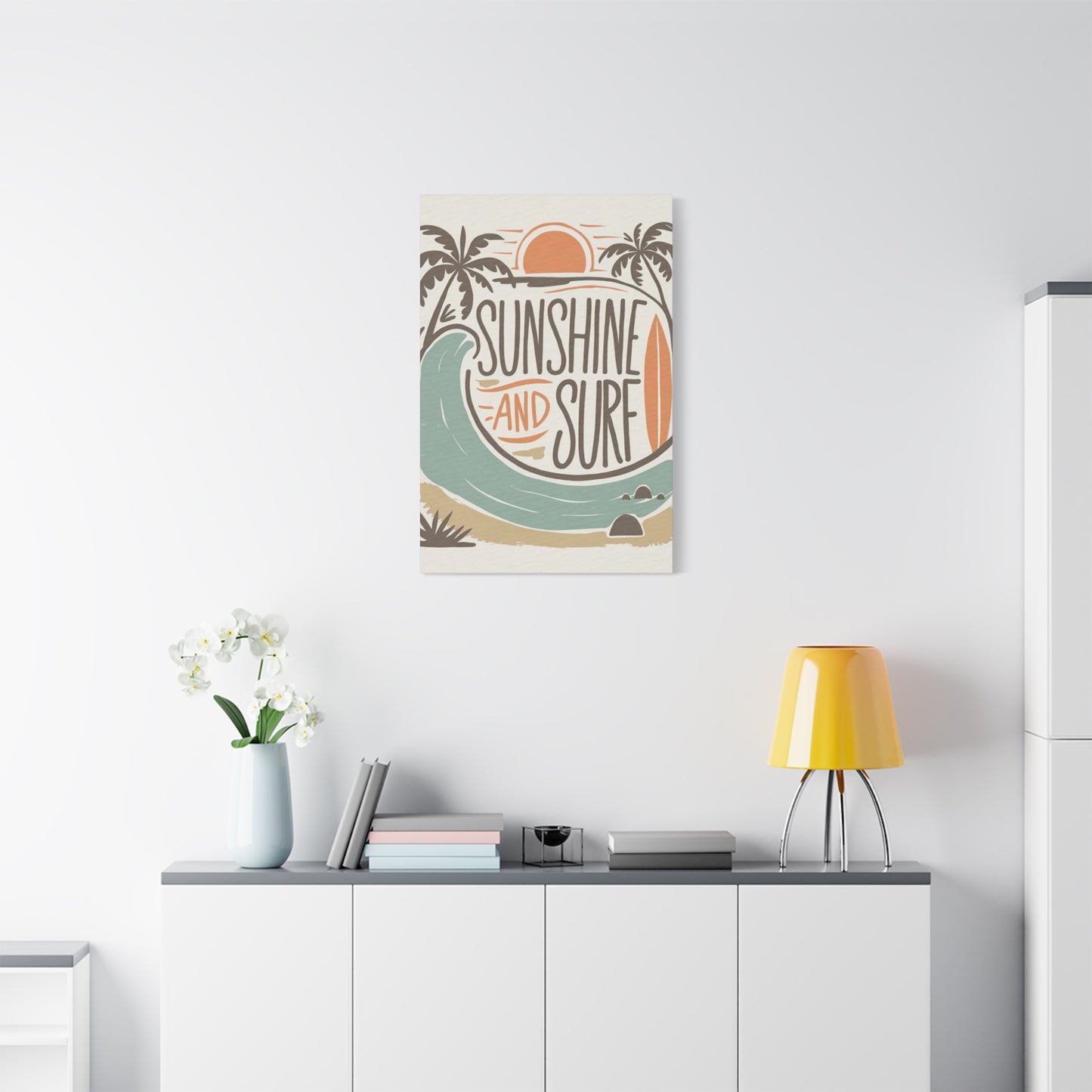 Sunshine And Surf Painting Wall Art & Canvas Prints