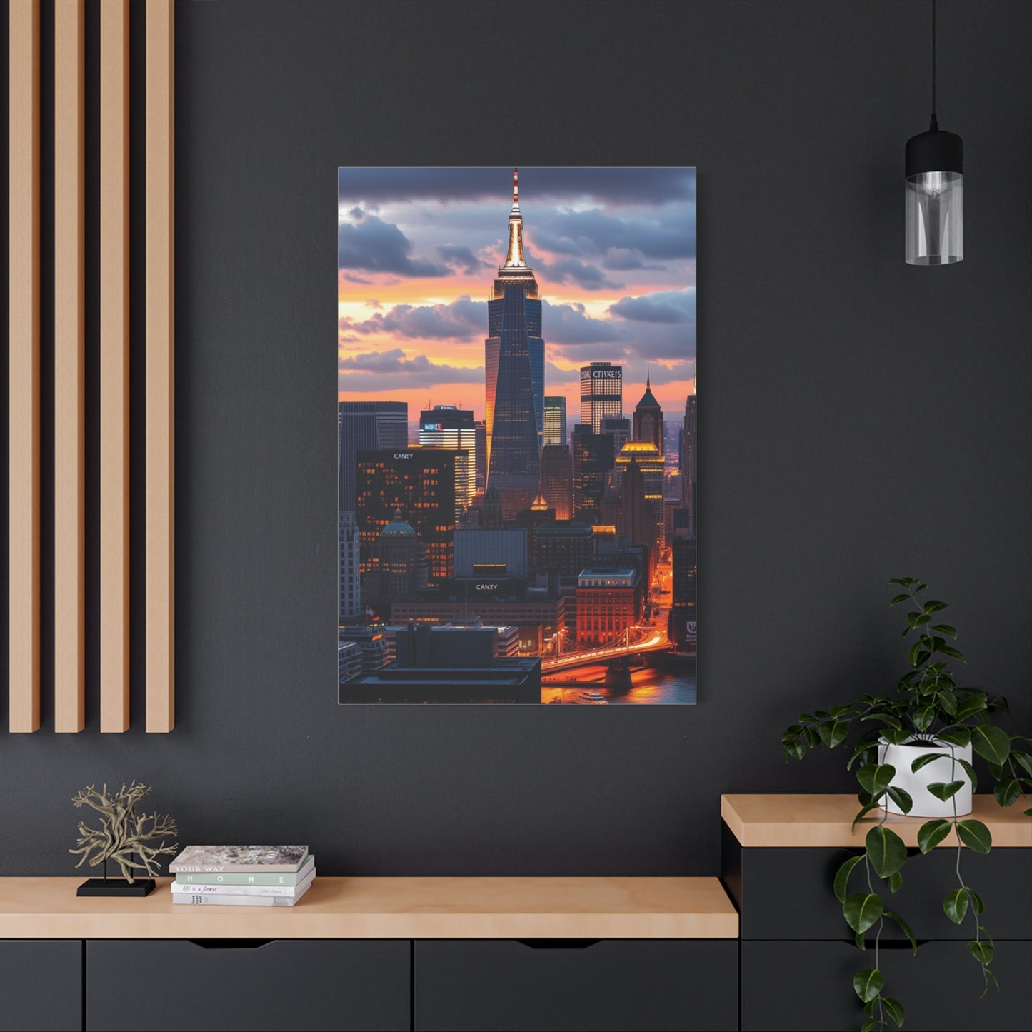 Supreme NYC Skyline Art Collection Wall Art & Canvas Print