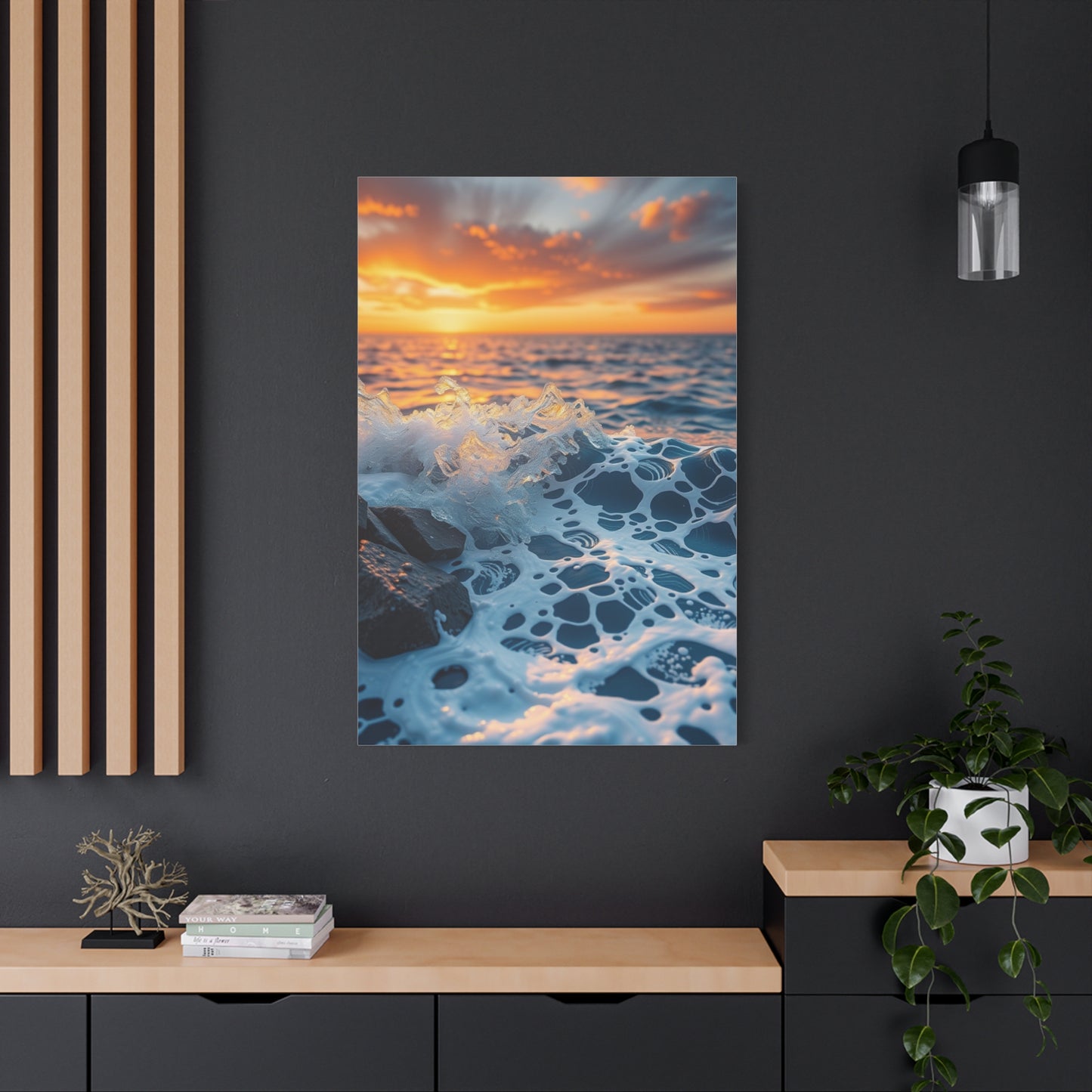 Celestial Tides Canvas wall art & canvas print
