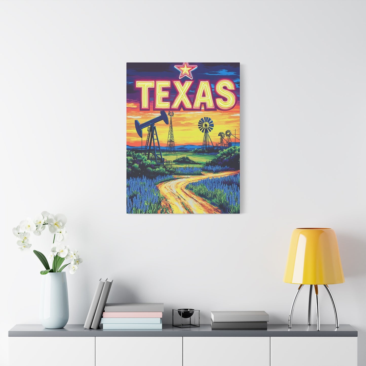 Texas Landscape Painting Wall Art & Canvas Prints