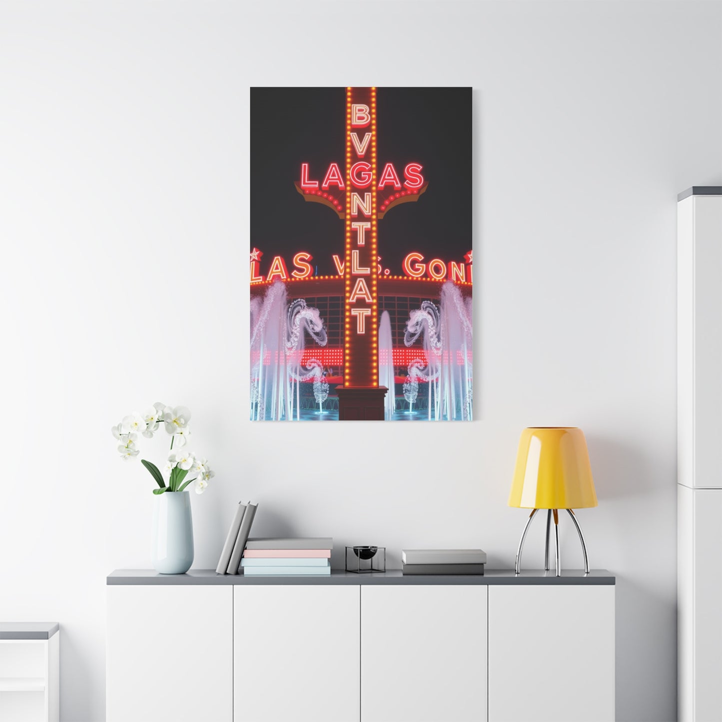 Las Vagas Art Canvas Art 1 Wall Art & Canvas Print
