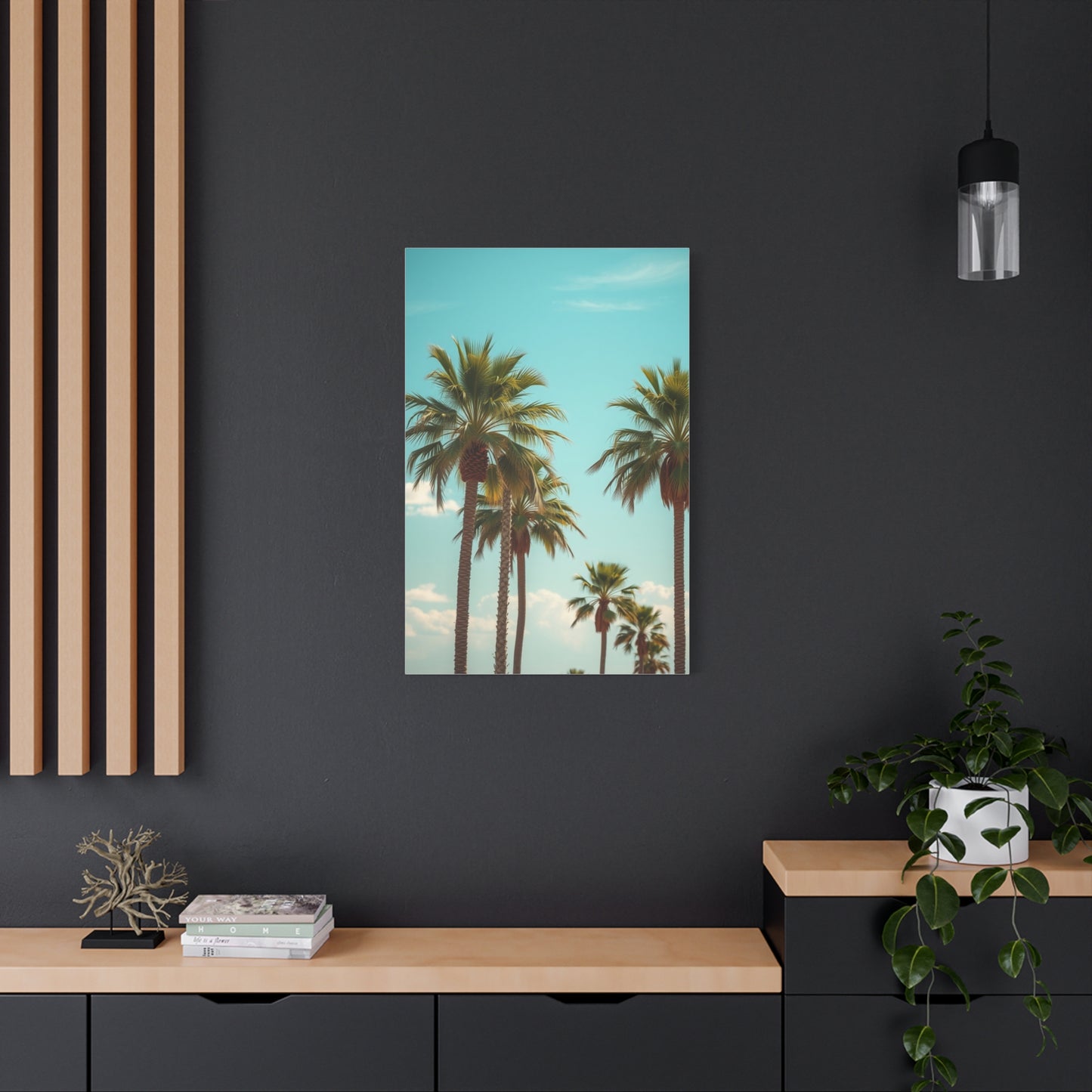 Palm Trees Art Premium Canvas 19 Wall Art & Canvas Print
