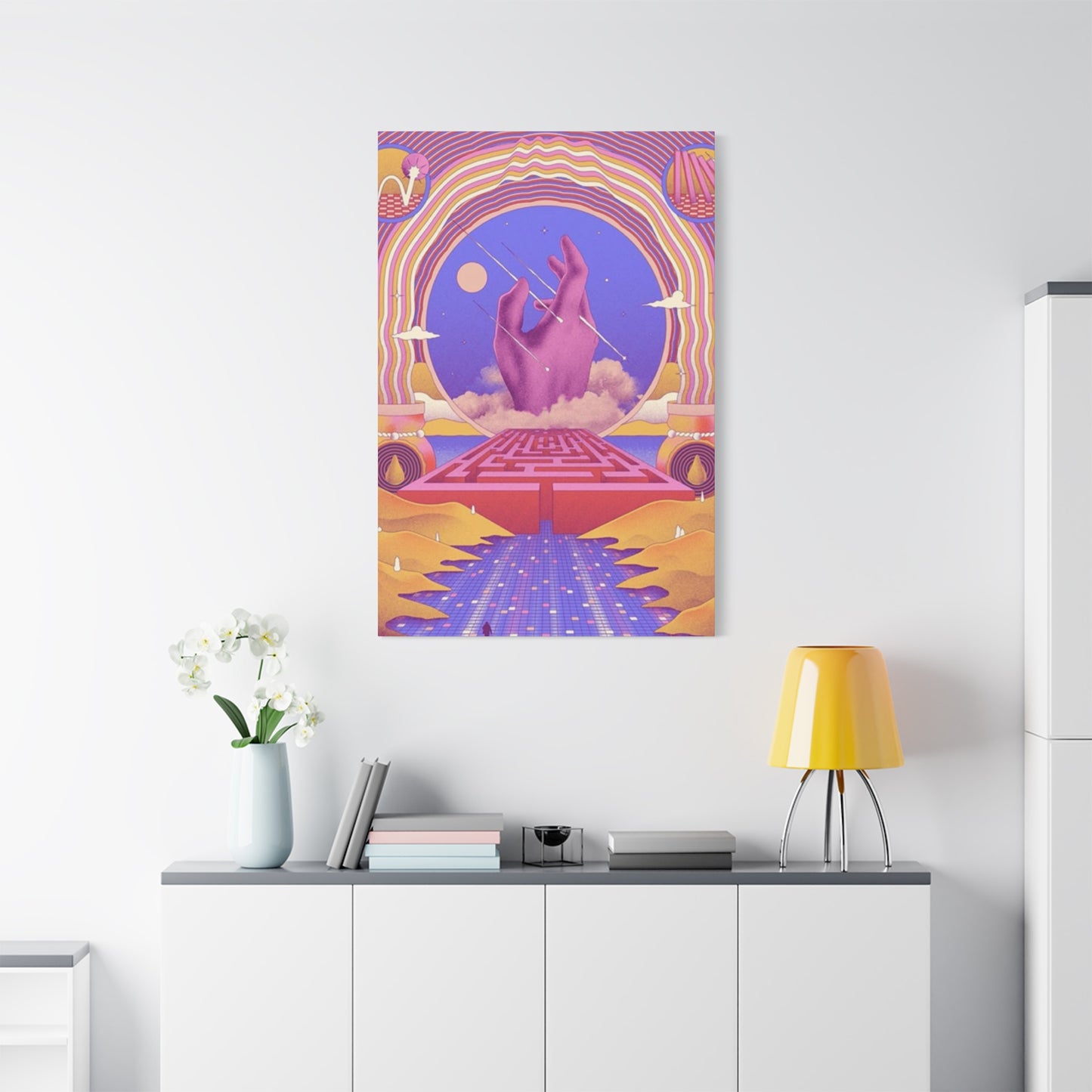 Hand Colorful Wall Art & Canvas Prints