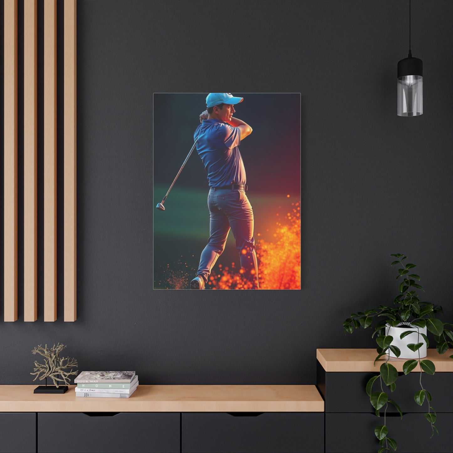 Verdant Swing Elegance Wall Art & Canvas Print