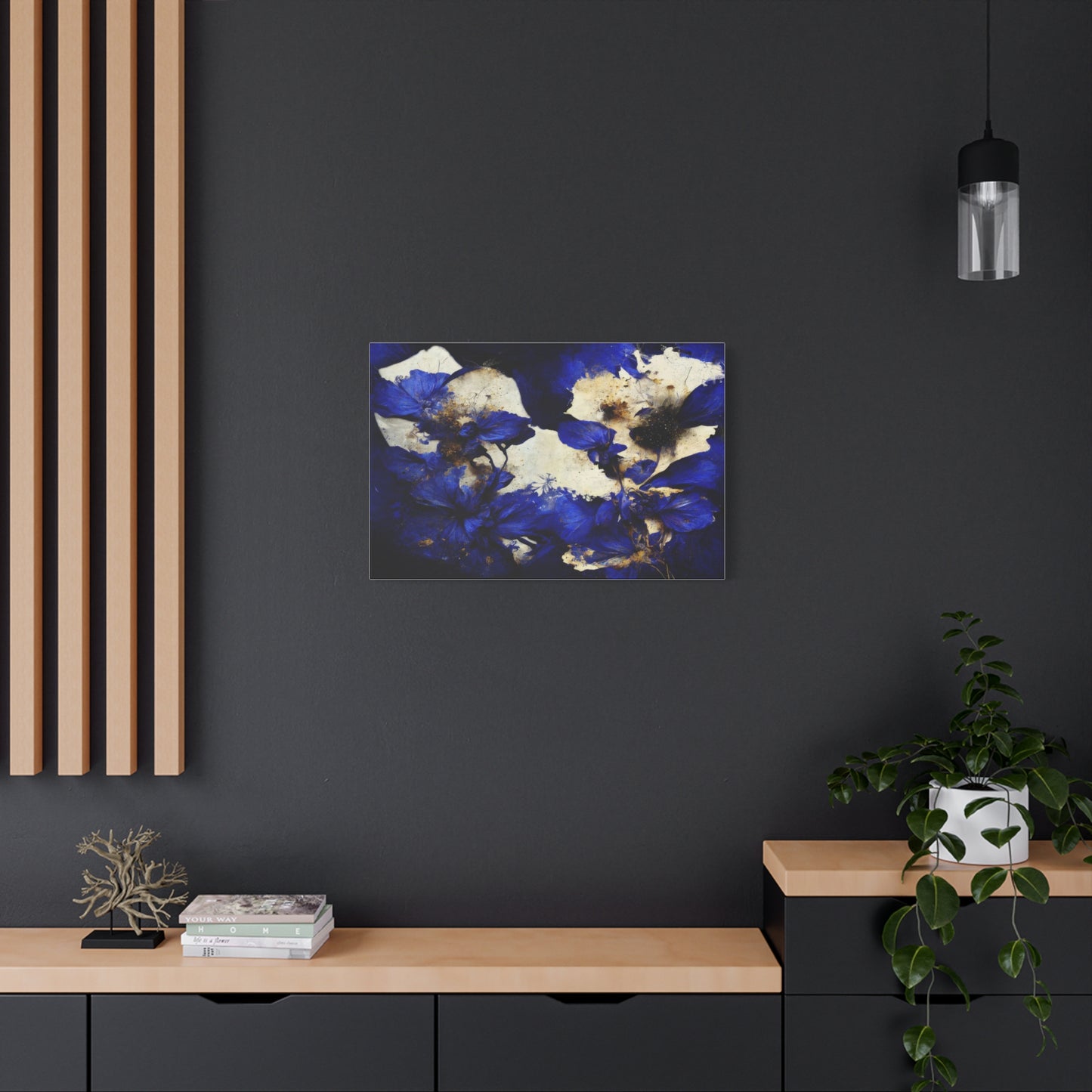 Blue Petals Wall Art & Canvas Prints