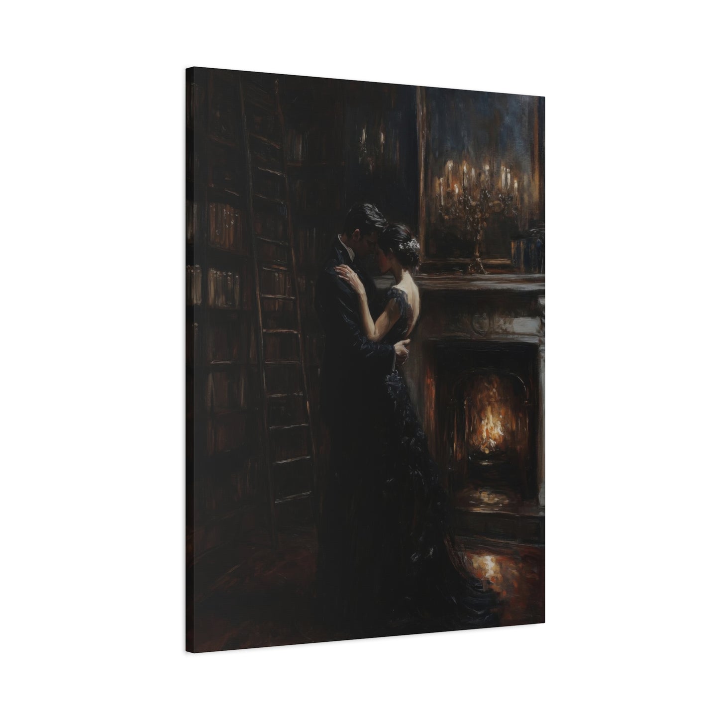 Dancing Couple Ballroom Dark Wall Art & Canvas Prints
