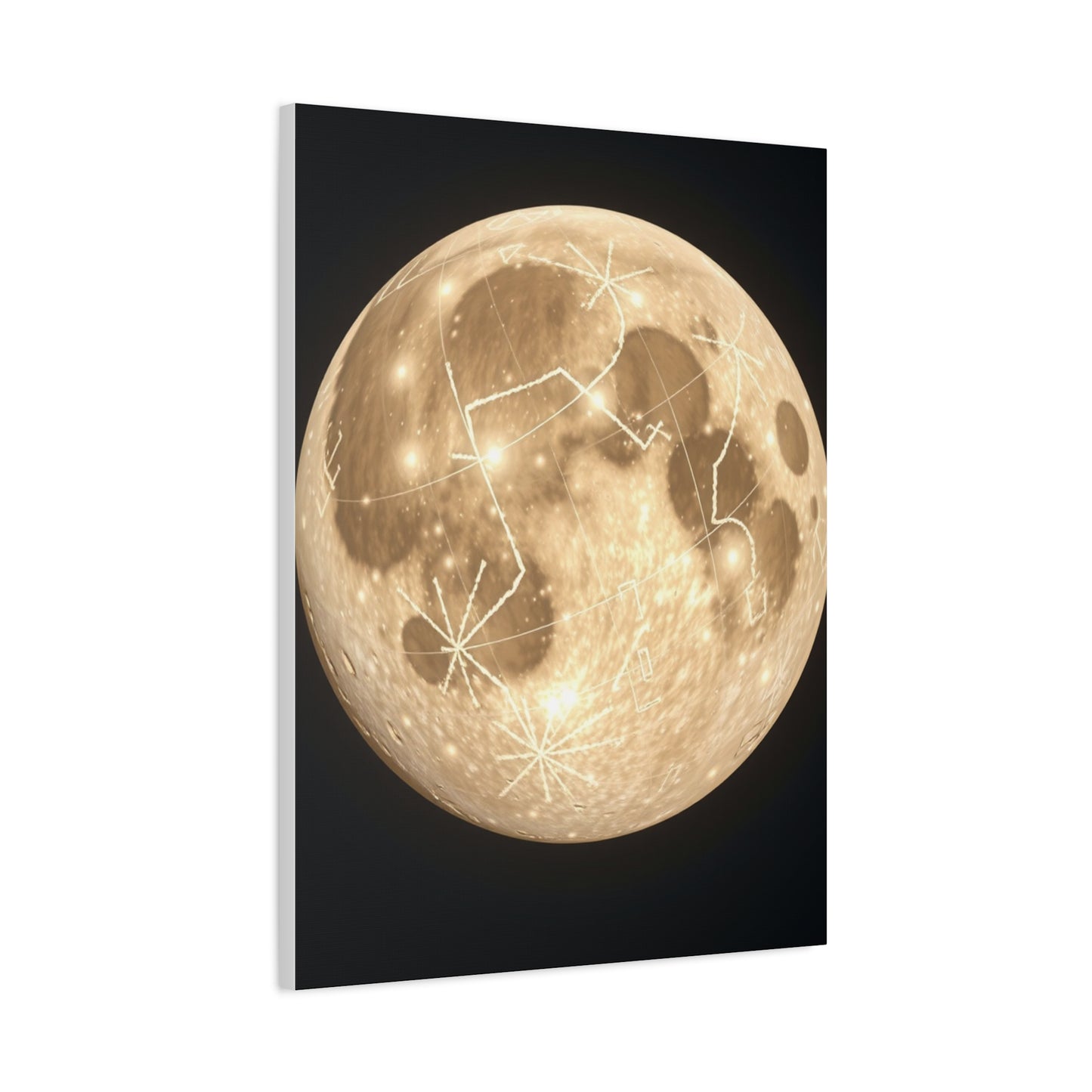 Moon Art Premium Canvas 18 Wall Art & Canvas Print