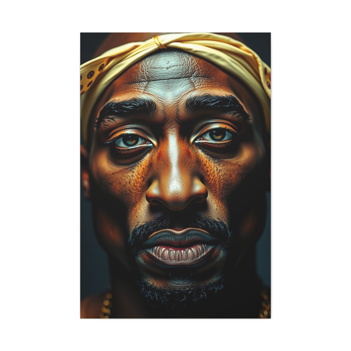 Gilded Hip-Hop Icon Wall Art & Canvas Print