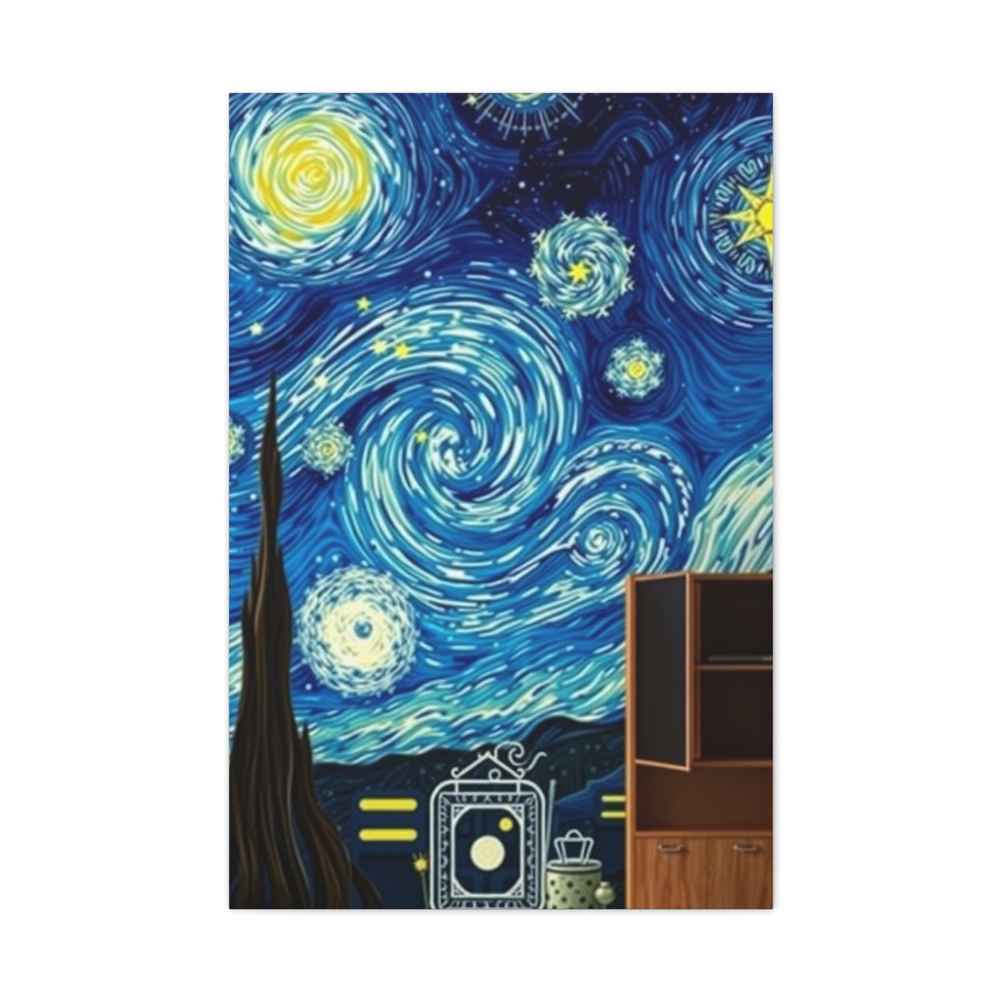 The Starry Night Canvas Art Canvas Art 5 Wall Art & Canvas Print
