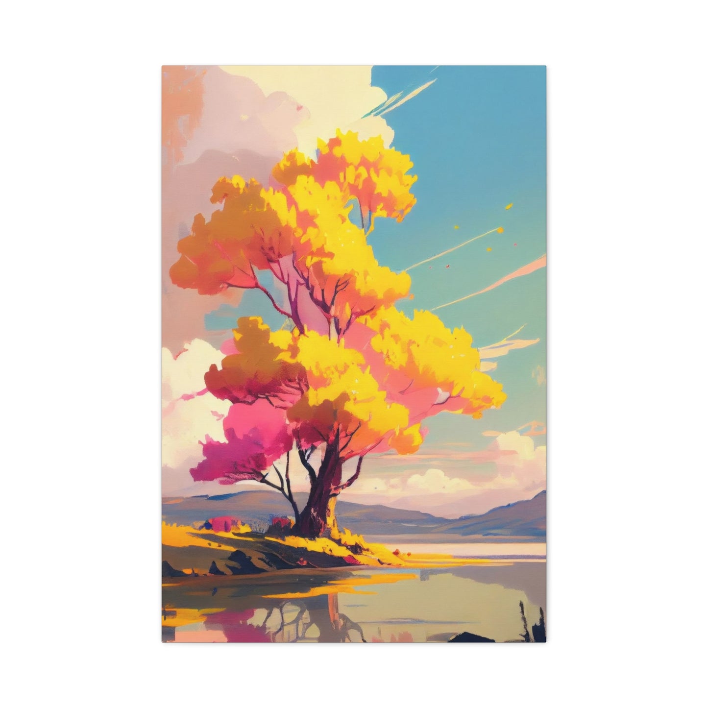 Yellow Lush Tree Wall Art & Canvas Prints
