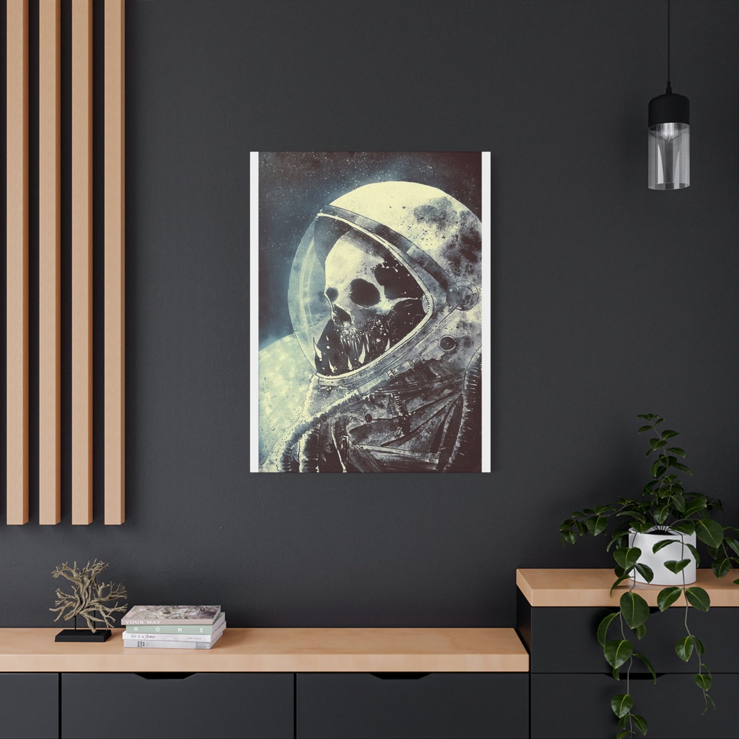 Astronaut Skull Wall Art & Canvas Prints