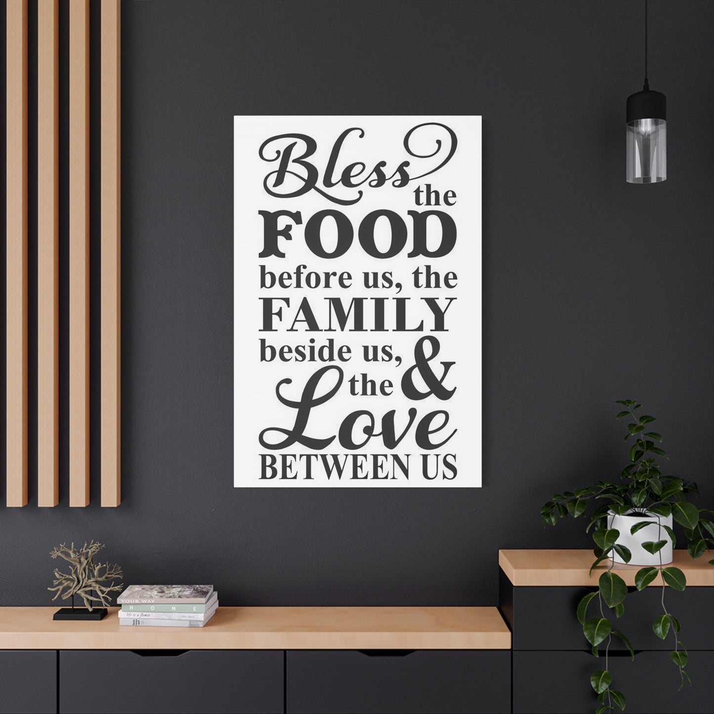 Bless Food Family Love Wall Art & Canvas Prints