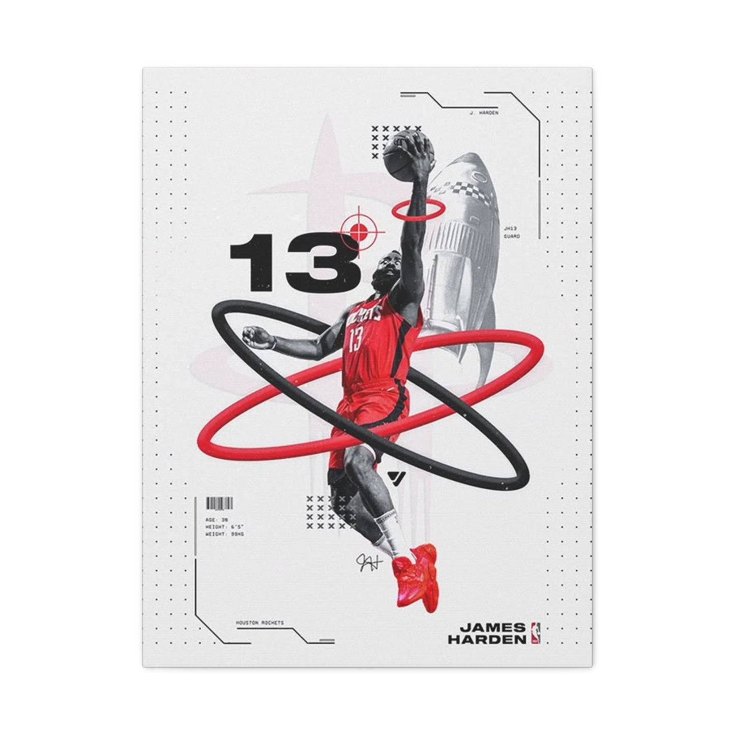 James Harden Poster Wall Art & Canvas Prints