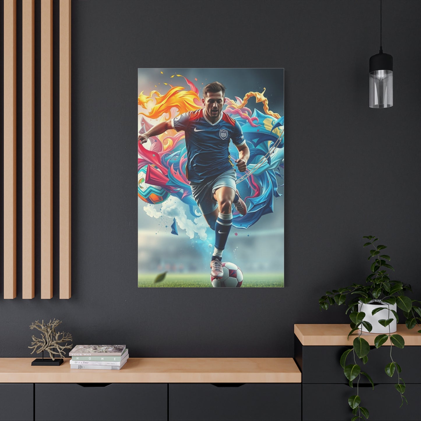 Soccer Art Refined Canvas Wall Art & Canvas Print