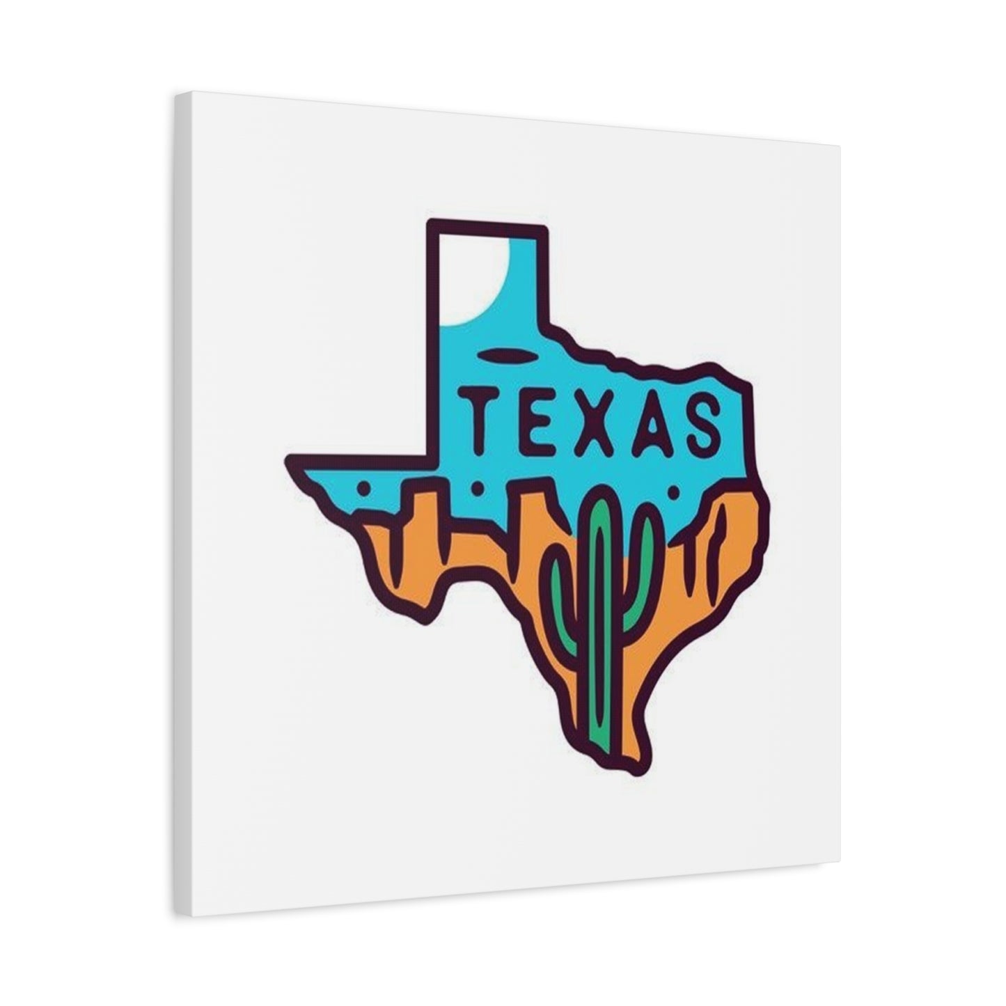 Texas Map Drawing Poster Wall Art & Canvas Prints
