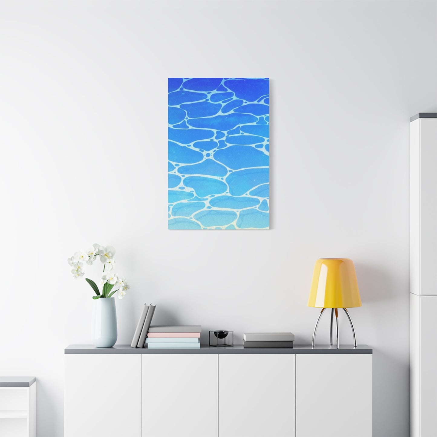 Water Surface Blue Wall Art & Canvas Prints