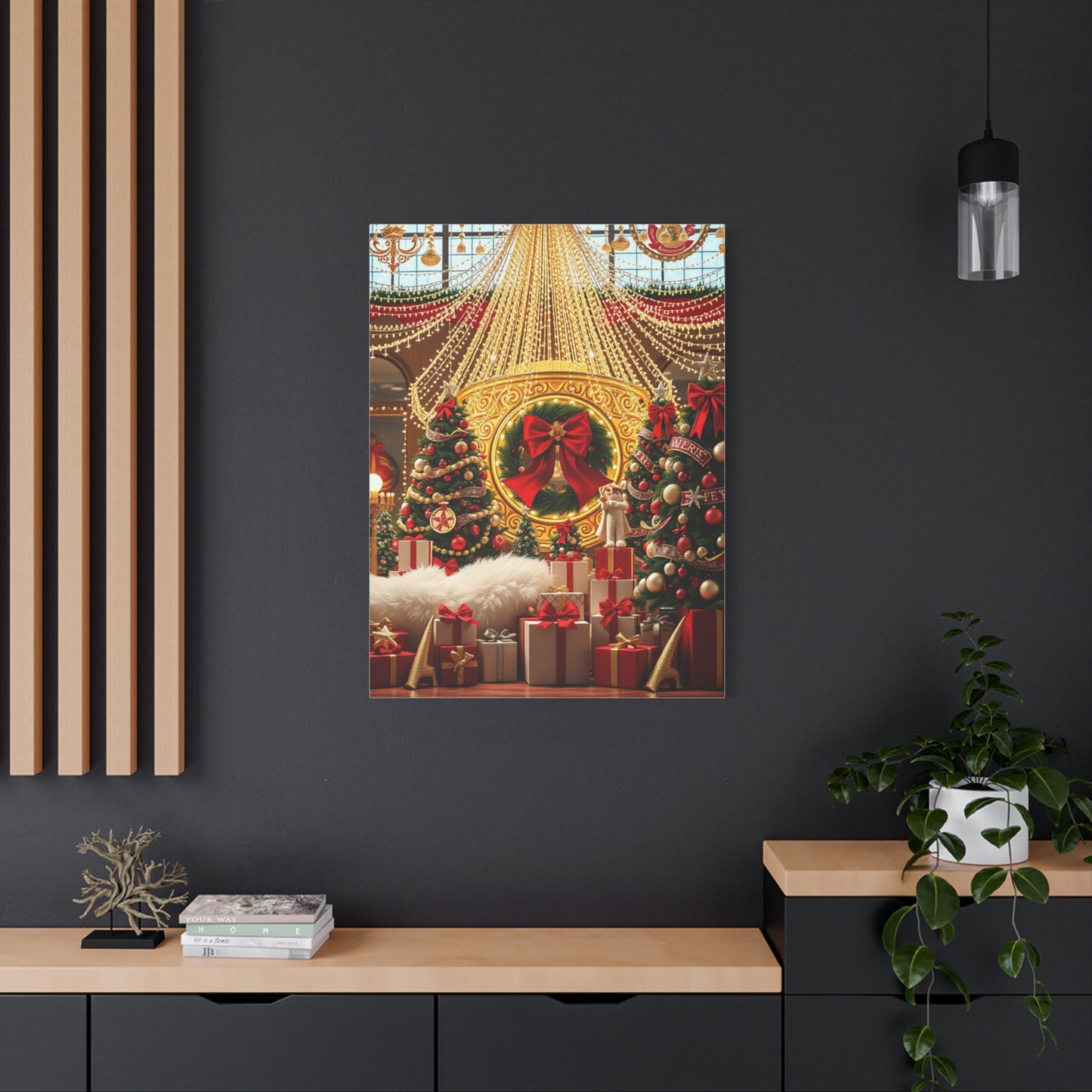Opulent Holiday Splendor Canvas