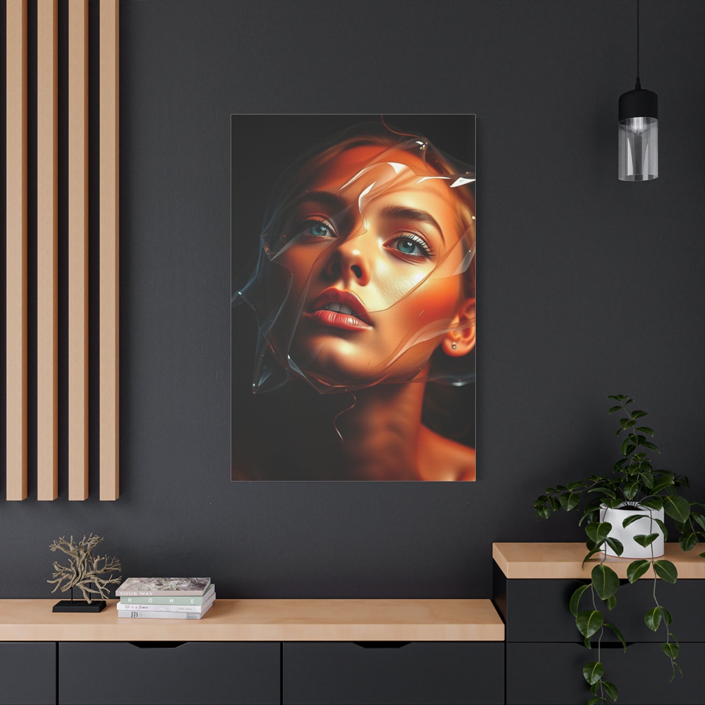 Elite Pop of Orange Art Vision Wall Art & Canvas Print