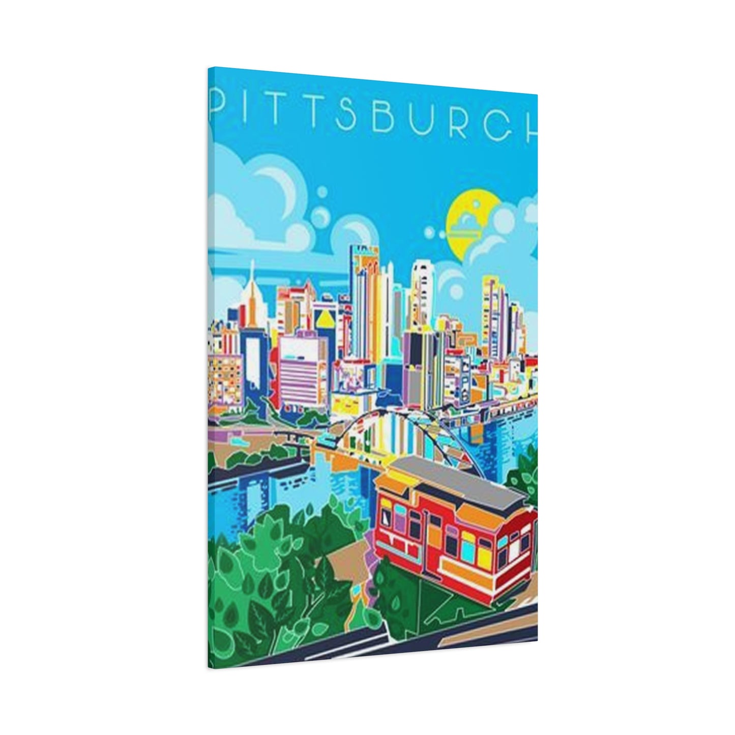 Pittsburgh Graffiti Poster Wall Art & Canvas Prints