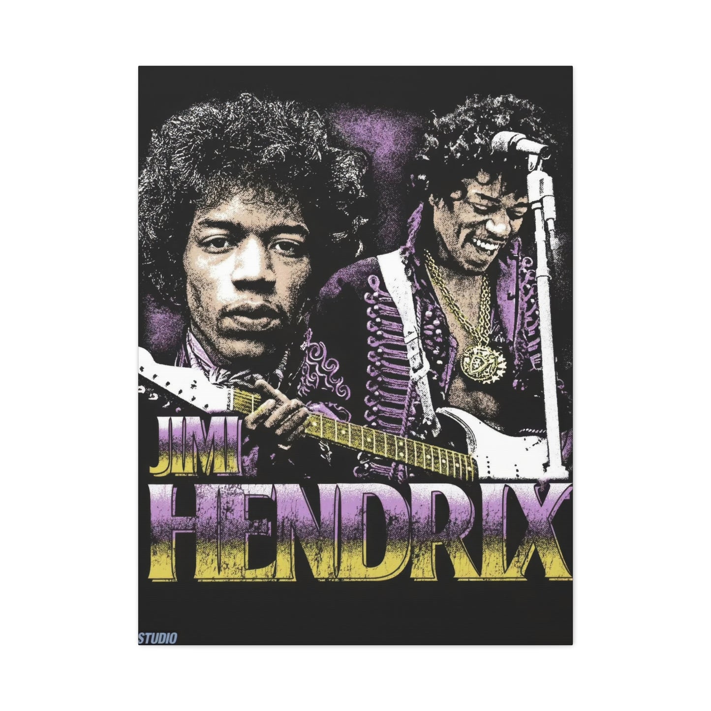 Jimi Hendrix 4 Wall Art & Canvas Prints