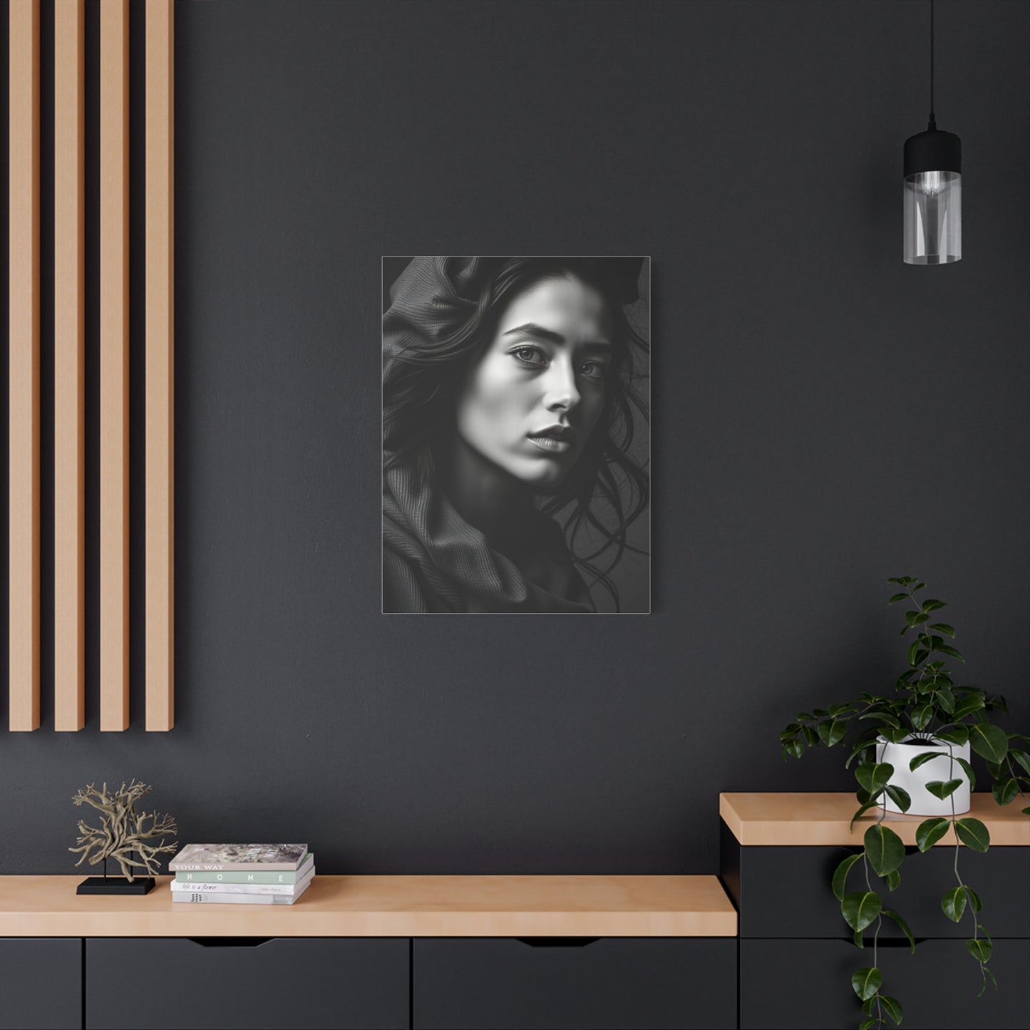 Gilded Monochrome Dream Wall Art & Canvas Print