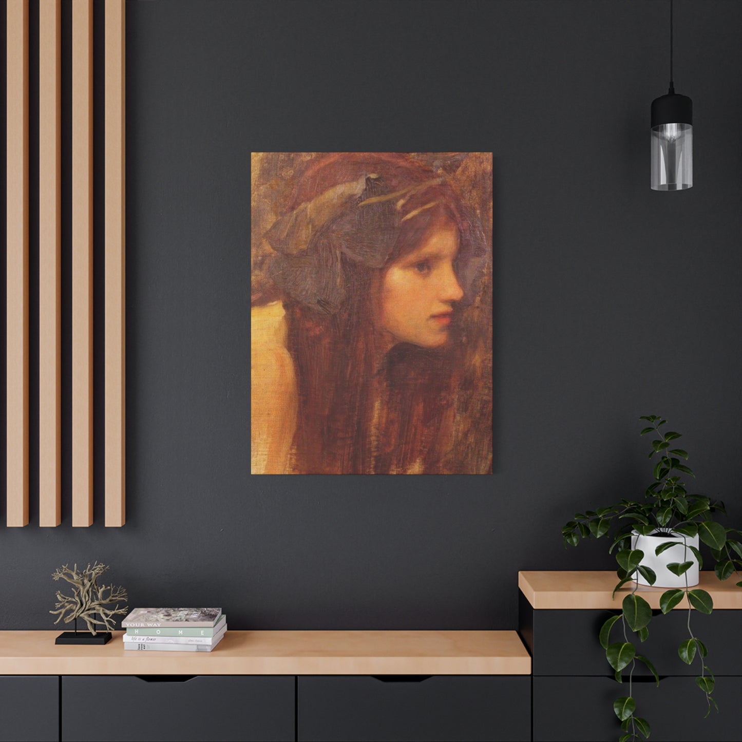 John William A Naiad Study Wall Art & Canvas Prints