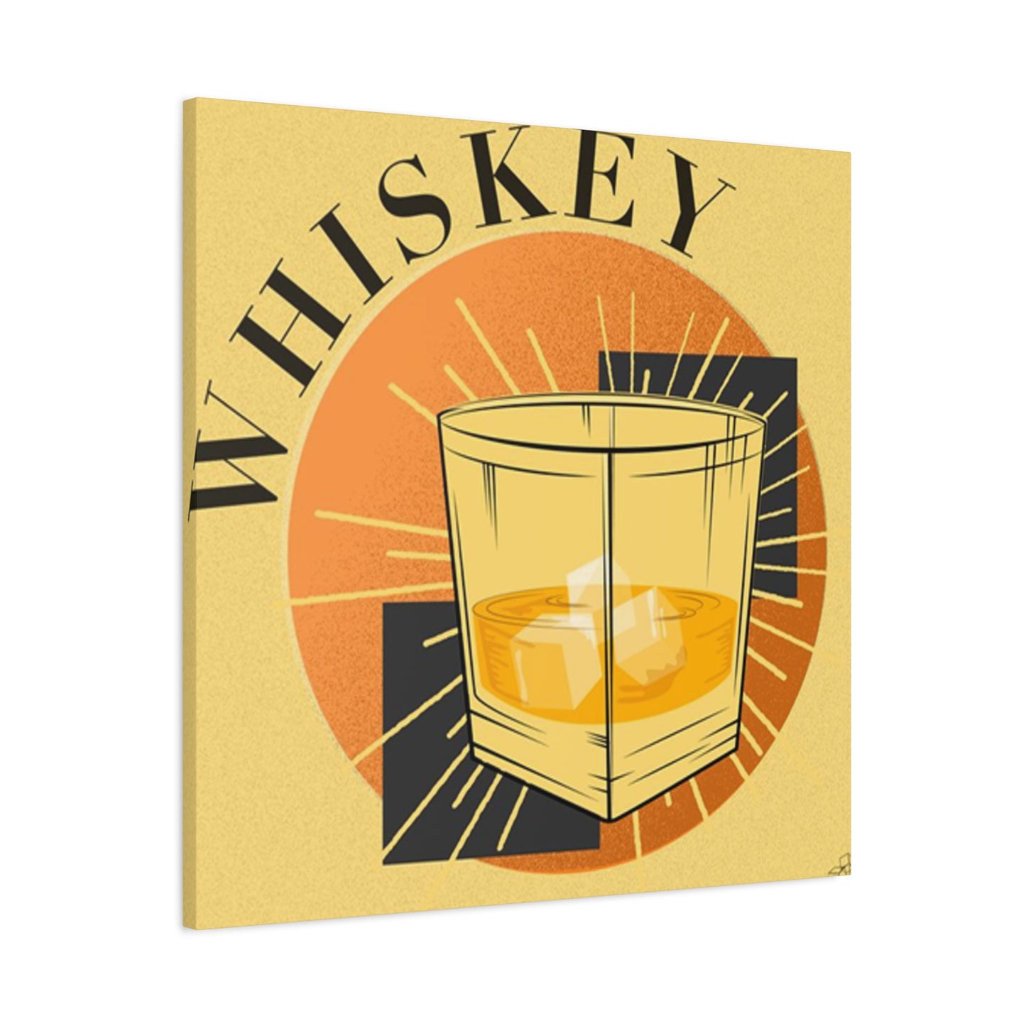 Whiskey Abstract Drinks Wall Art & Canvas Prints