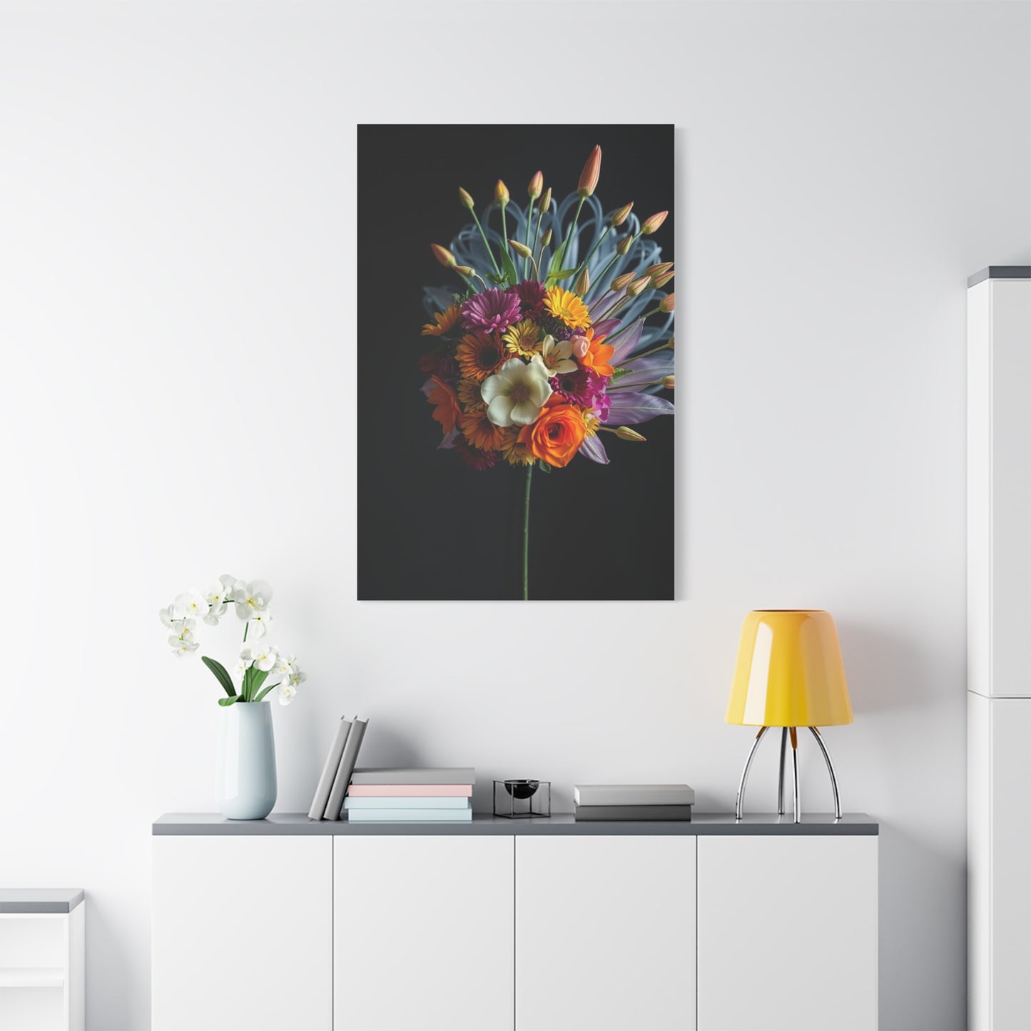 Flower Head Art Premium Canvas 19 Wall Art & Canvas Print