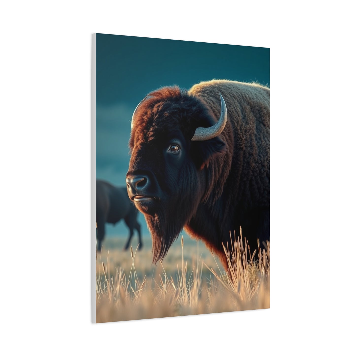 Buffalo Majesty Panorama Wall Art & Canvas Print