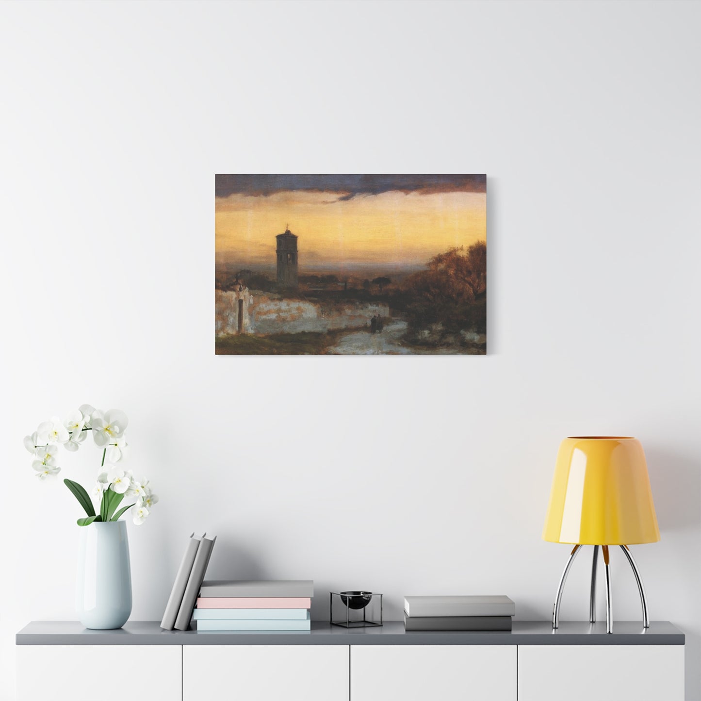 Monastery At Albano George Inness Wall Art & Canvas Prints