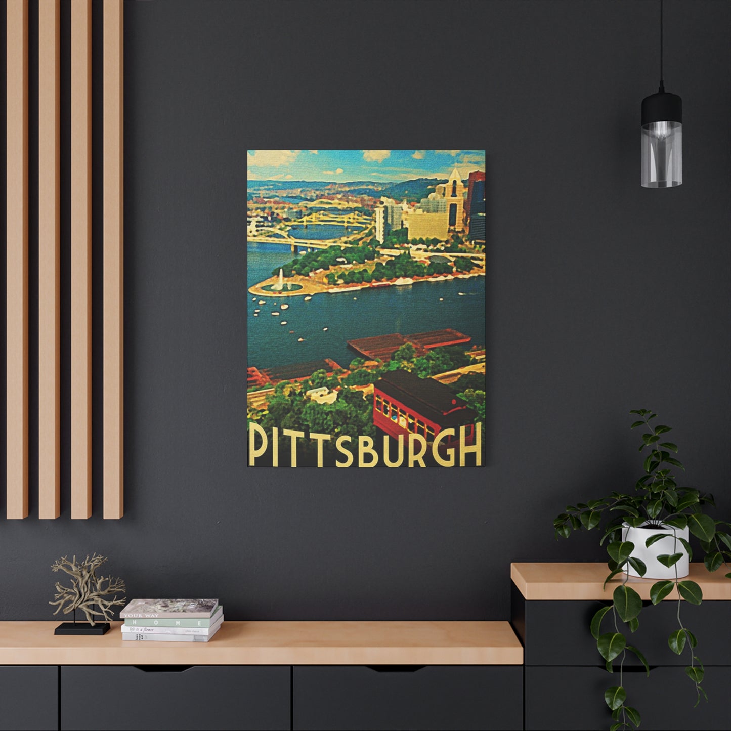 Pittsburgh City View Poster Wall Art & Canvas Prints