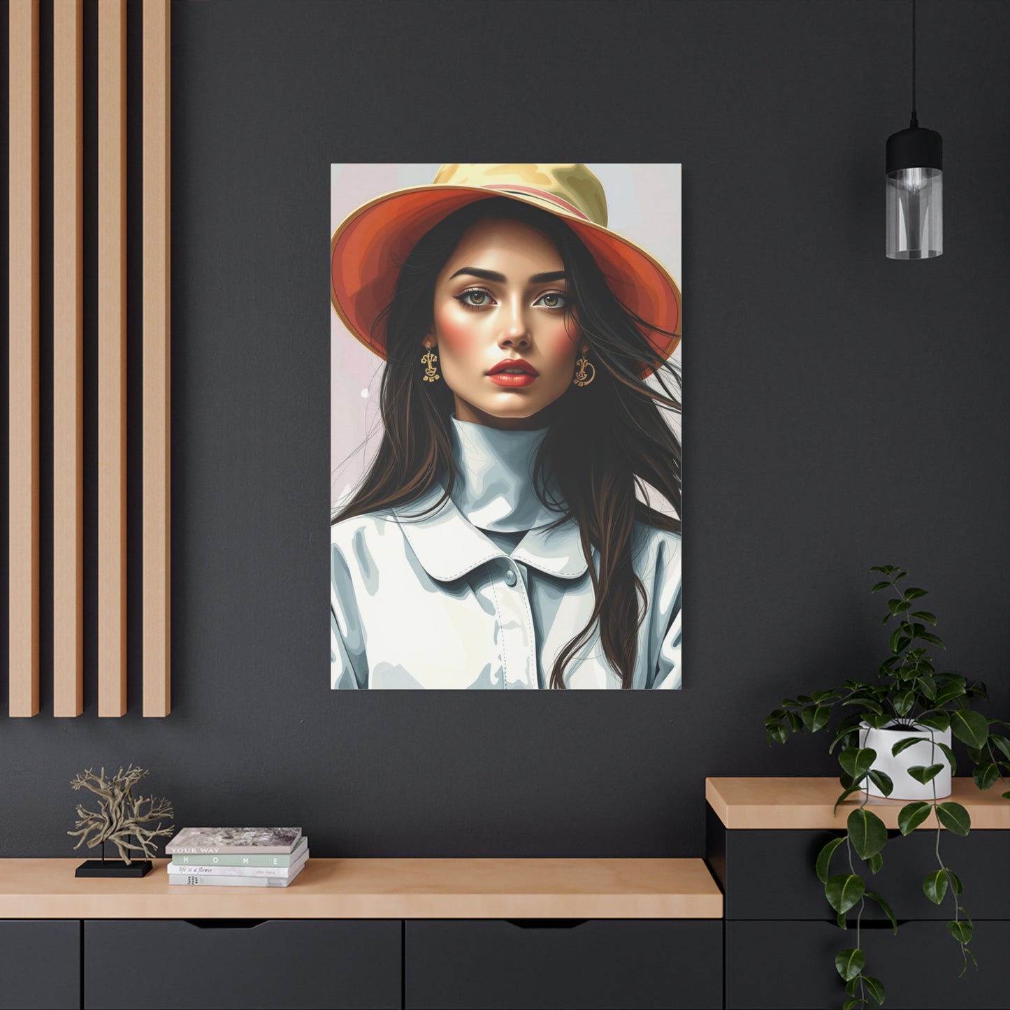 Vision Fashion Illustration & Drawings Art Art Wall Art & Canvas Print