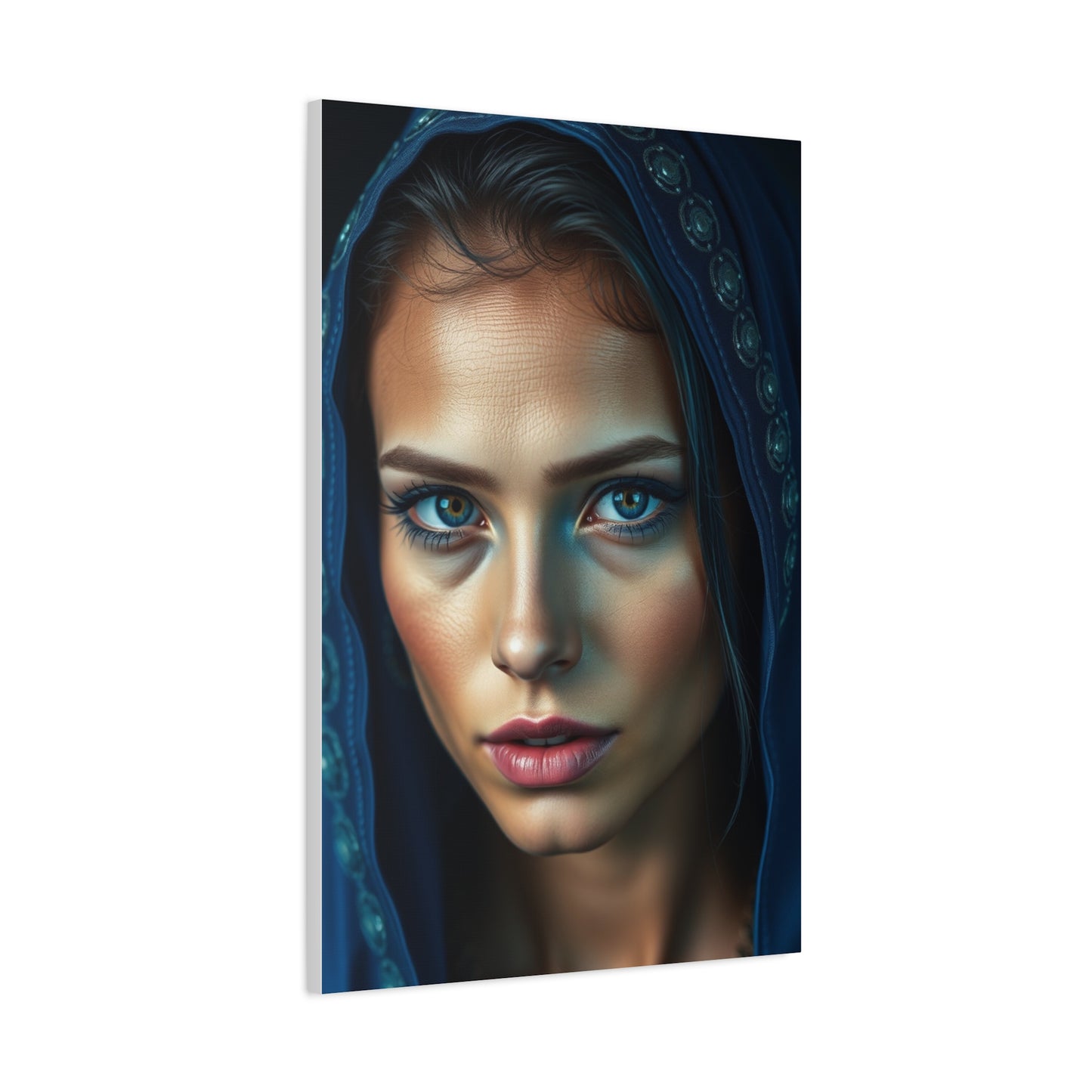 Cerulean Harmony Canvas Wall Art & Canvas Print