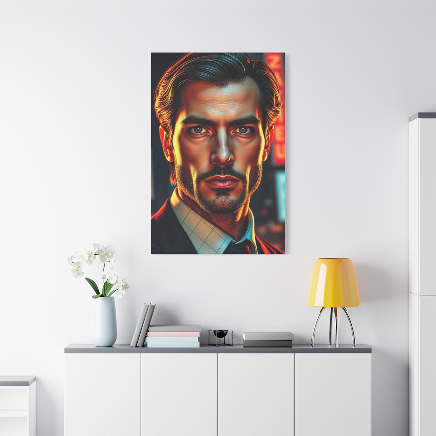 American Psycho Art Canvas Art 1 Wall Art & Canvas Print