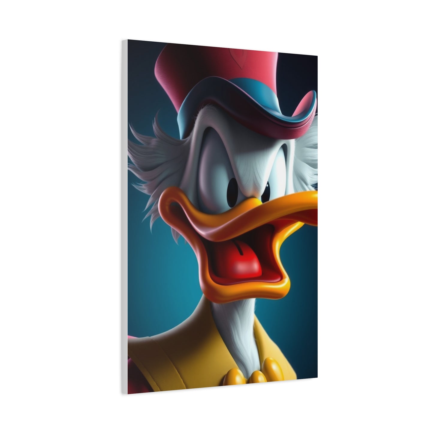 Dagobert Scrooge McDuck Art Premium Canvas 20 Wall Art & Canvas Print