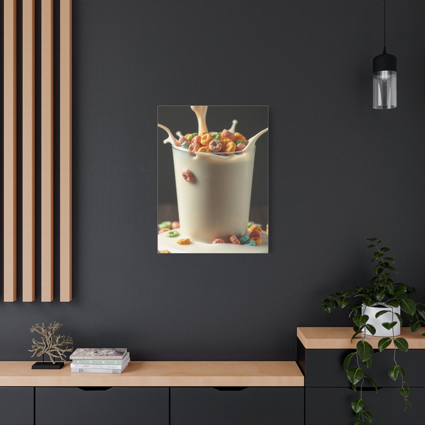 Gourmet Milky Vortex Canvas Wall Art & Canvas Print