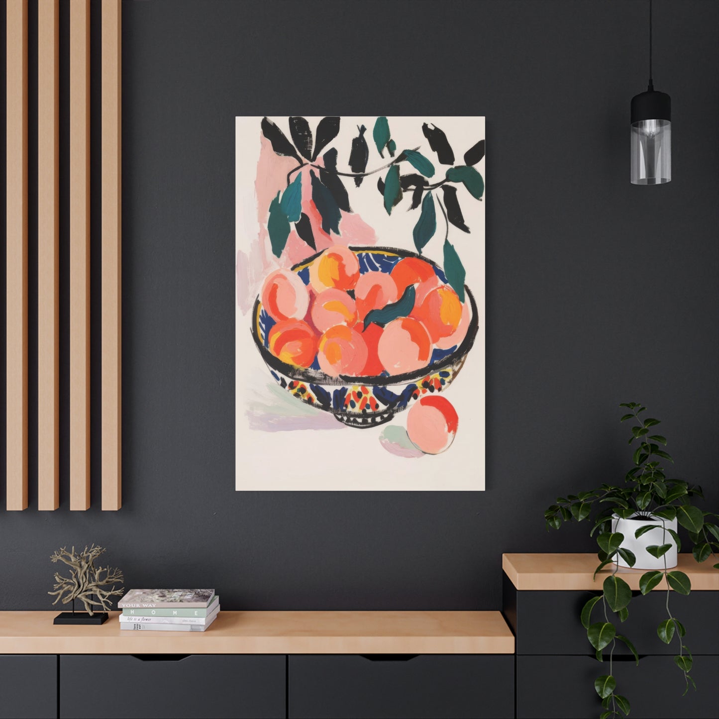 Peach Bowl Wall Art & Canvas Prints