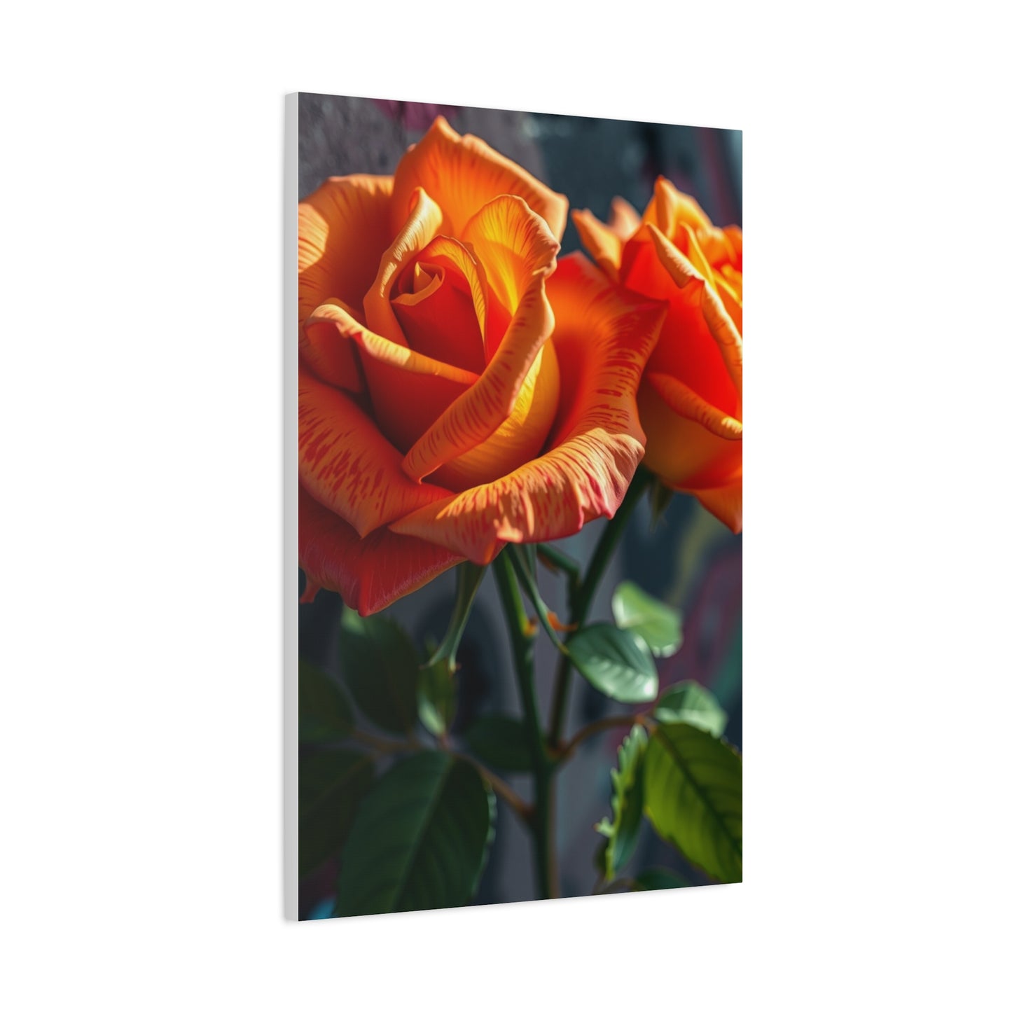 Graffiti Roses Art Premium Canvas 17 Wall Art & Canvas Print