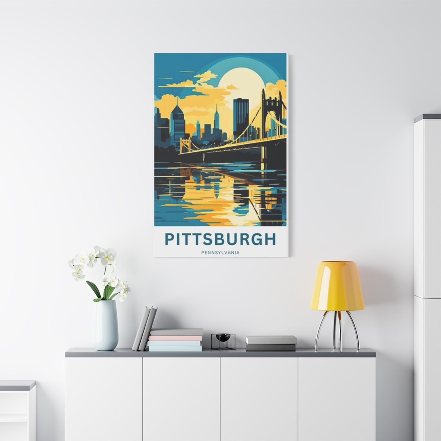Pittsburgh Poster Wall Art & Canvas Prints