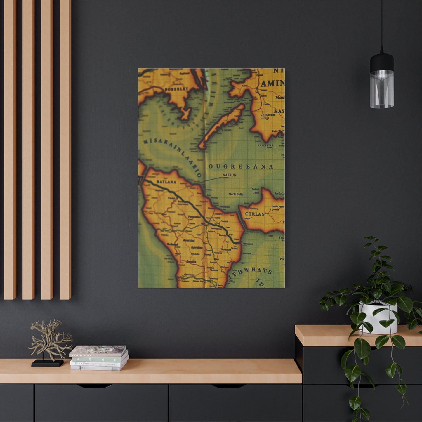 Antique Maps Art Premium Gallery Wall Art & Canvas Print