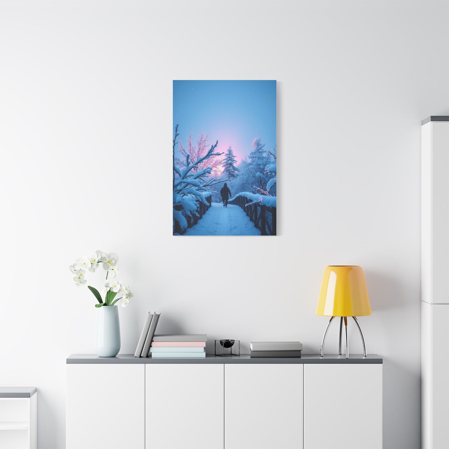 Opulent Frosted Vistas Wall Art & Canvas Print