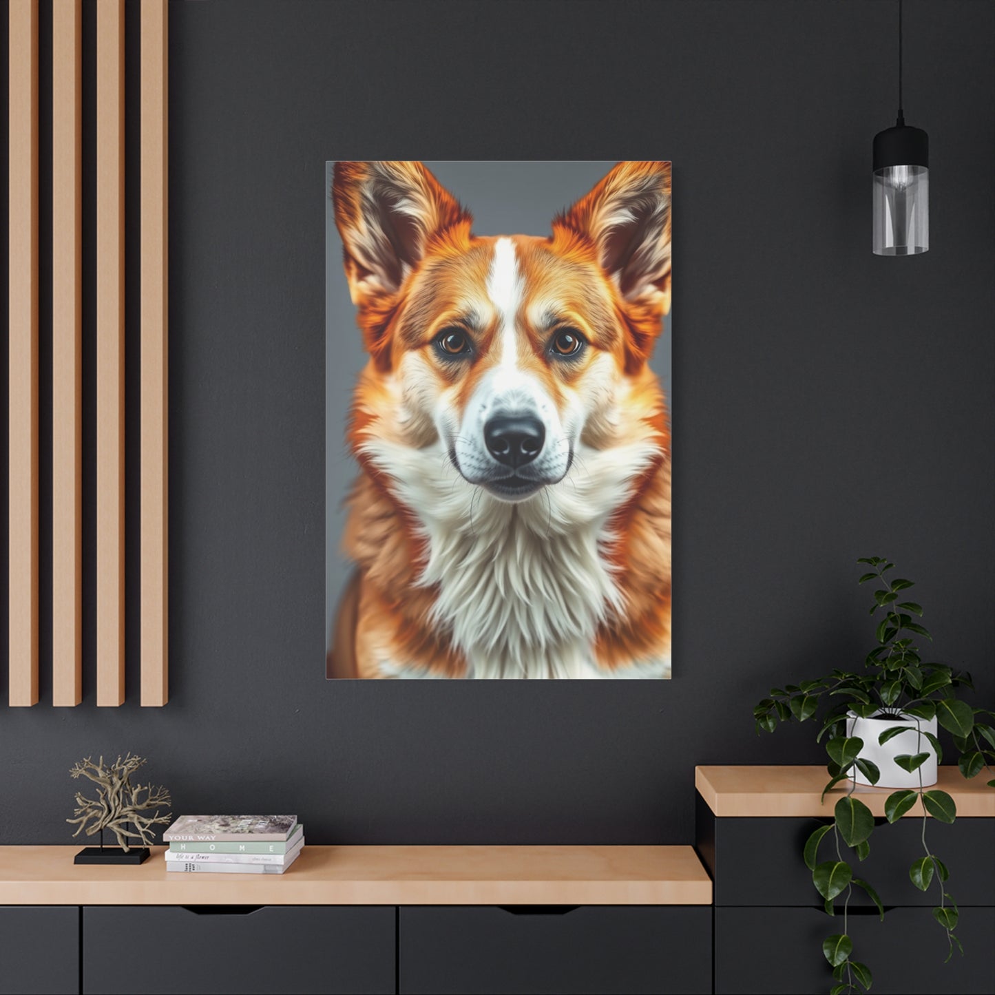 Masterpiece Corgi Dog Art Vision Wall Art & Canvas Print